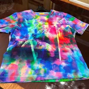 Robert Graham Blue Tropical print men’s t-shirt size extra large